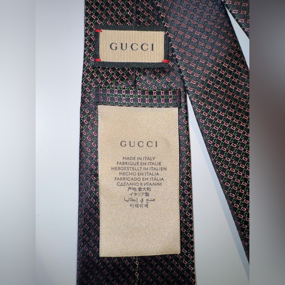 Gucci Silk Necktie Jacquard GG Monogram - Picture 4 of 10